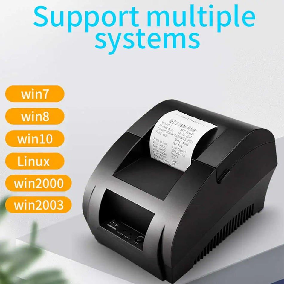 HZTZ 5890K 58mm USB Thermal Receipt Printer &ndash; 90mm per Sec