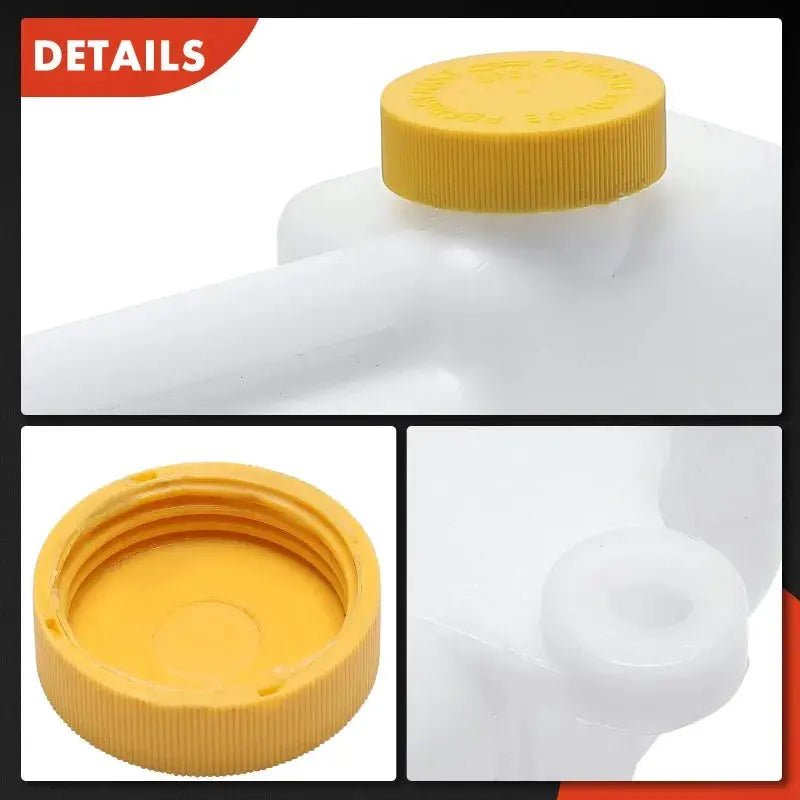 Engine Coolant Overflow Reservoir Tank with Cap for Mitsubishi L200 by InterCyprus Trading Ltd