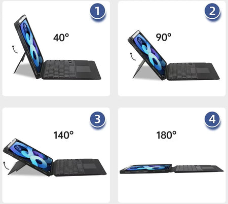 Split Keyboard Case for iPad Mini 6 &ndash; RGB Backlit Trackpad