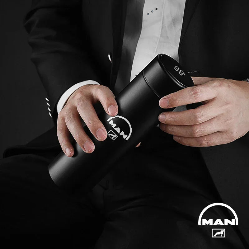 Car 500ml Intelligent Temperature Cup - Auto Temp Display