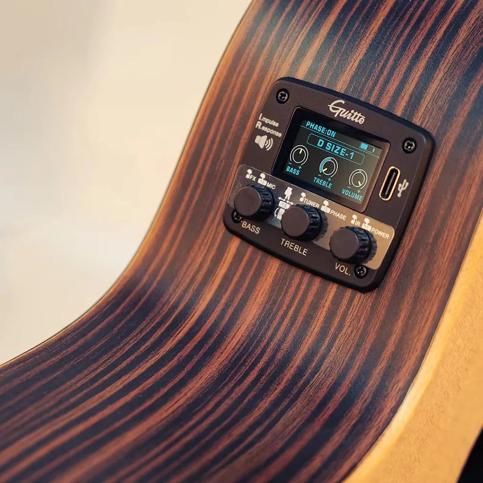 GGP-04 Akustický kytarový snímač s multifunkčním vibračním IR pro streamování