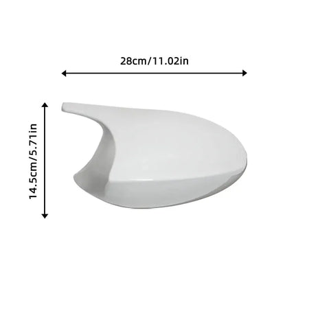 1 Pair White Replacement Rearview Side Mirror Covers Cap for BMW E90 E91 E92 E93 E81 E87 E82 E88 3 1 Series M Accessories by InterCyprus Trading Ltd