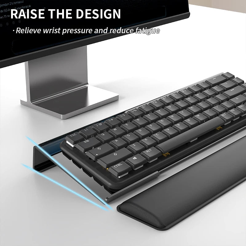 KWRS01 Acrylic Tilted Keyboard Holder &ndash; Ergonomic Rest