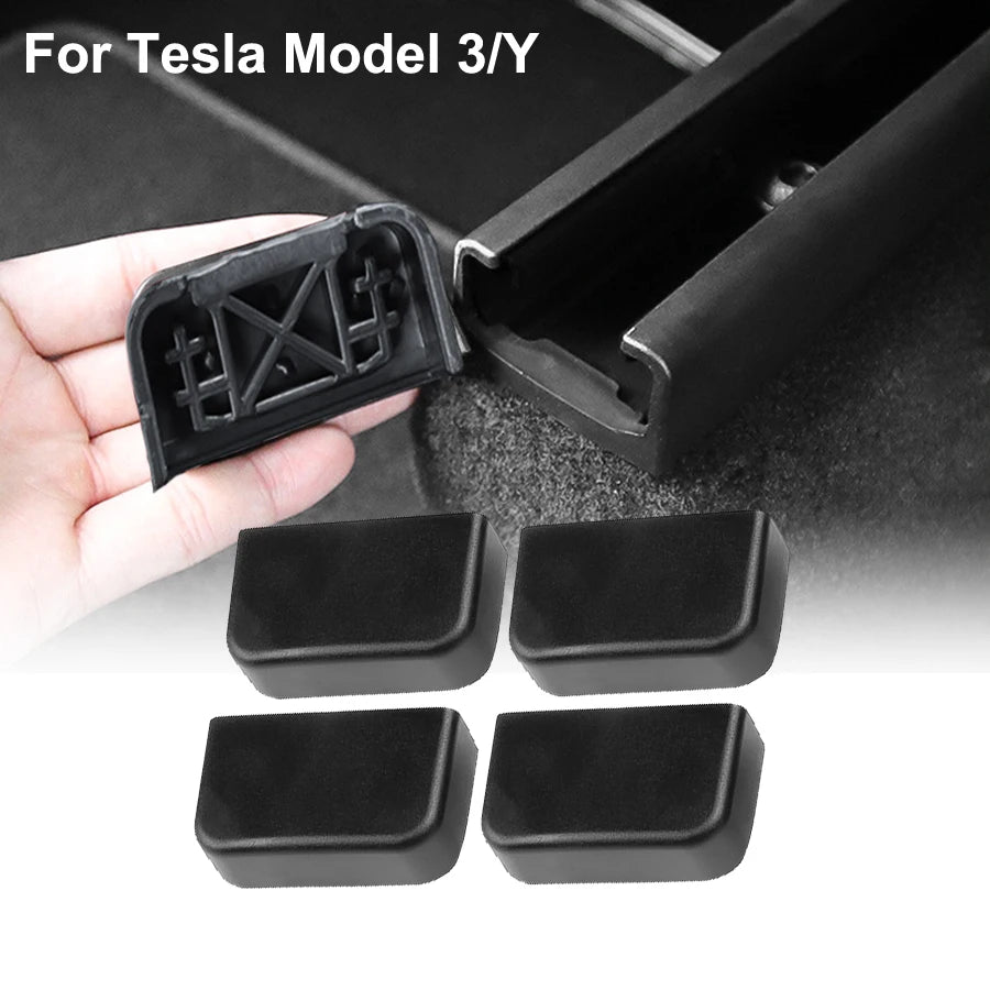 Rear Seat Rail Cover Protector for Tesla Model 3 Y Juniper