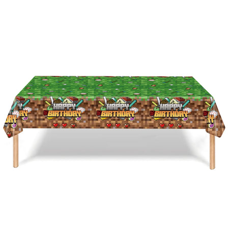 Birthday Party Supplies - Disposable Dinnerware &amp; Decorations Tablecloth 1pcs