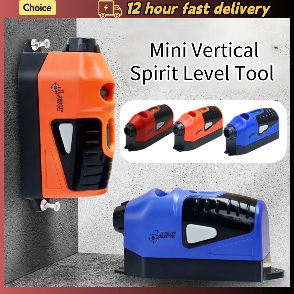 Mini Vertical Spirit Level Tool - Laser Line Gauge Pro
