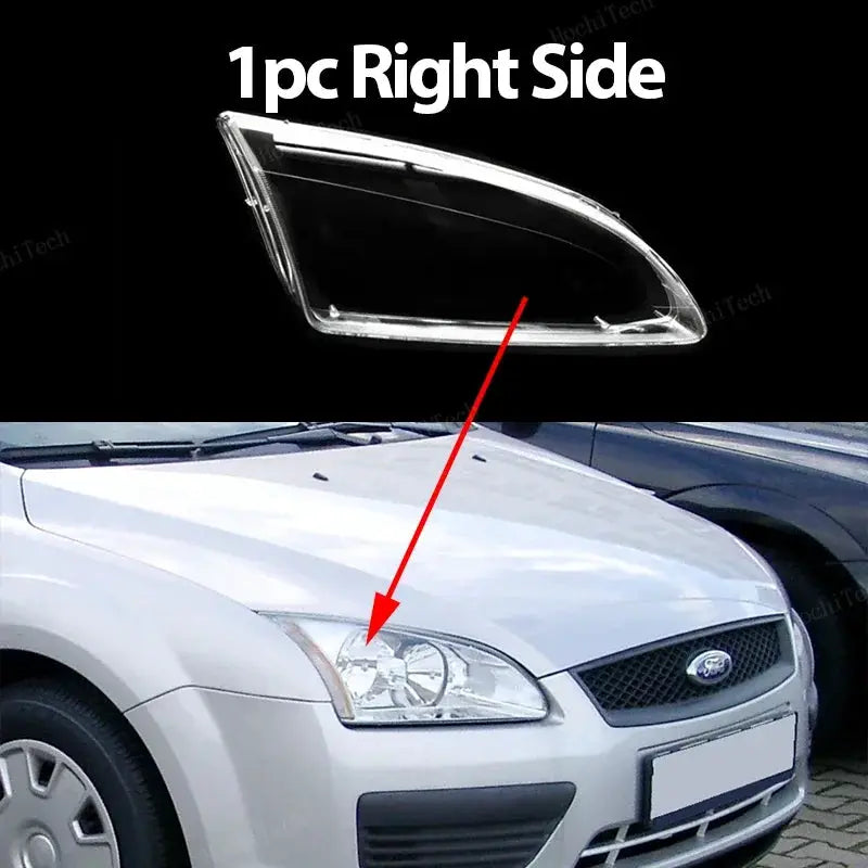 Headlight Lampshade Transparent Lens Left and Right Lampshade Protective Cover For Ford Focus MK2 C307 pre-facelift 2004-2007 by InterCyprus Trading Ltd