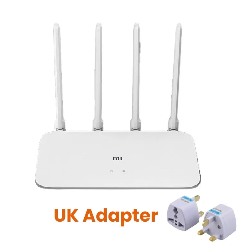 XIAOMI Mi Router 4A Gigabit Version AC1200 &ndash; Dual-Band WiFi Add UK adapter / Bundle2
