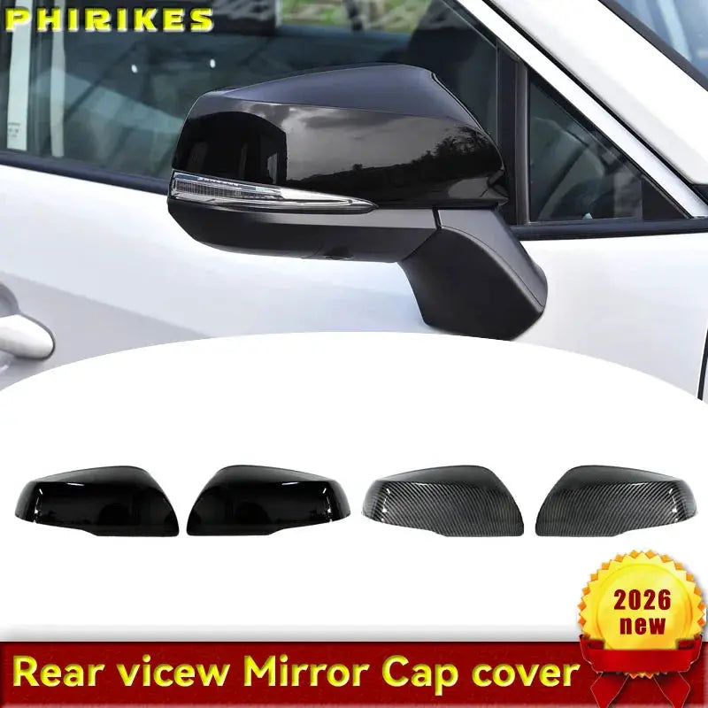 For Toyota RAV4 XA50 2019 2020 2021 2022 2023 2024 RAV 4 Hybrid Car Rearview Mirror Cover Shell Decoration Accessories by InterCyprus Trading Ltd