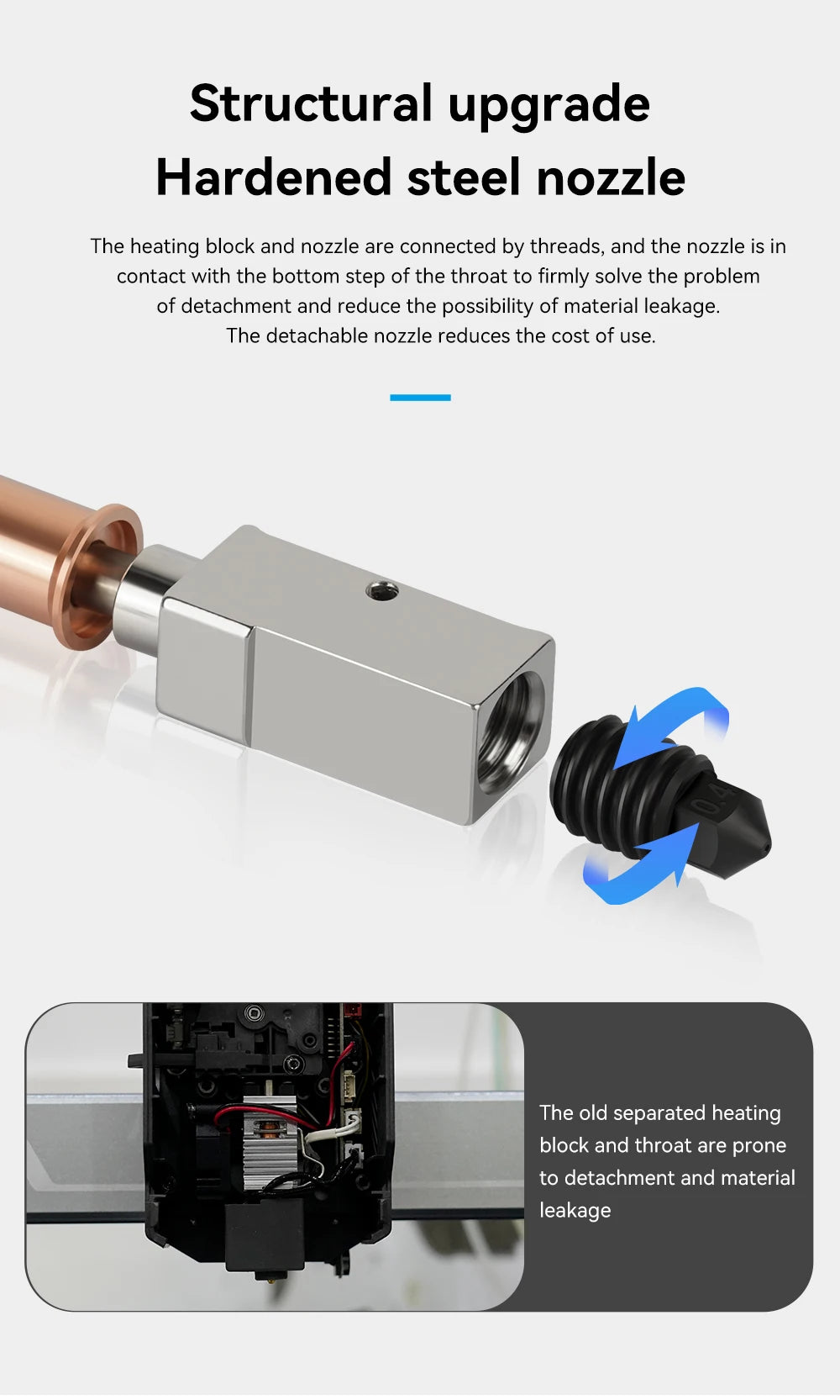 Kobra 3 Hotend Upgrade Kit &ndash; Ceramic Hotend For Kobra 3