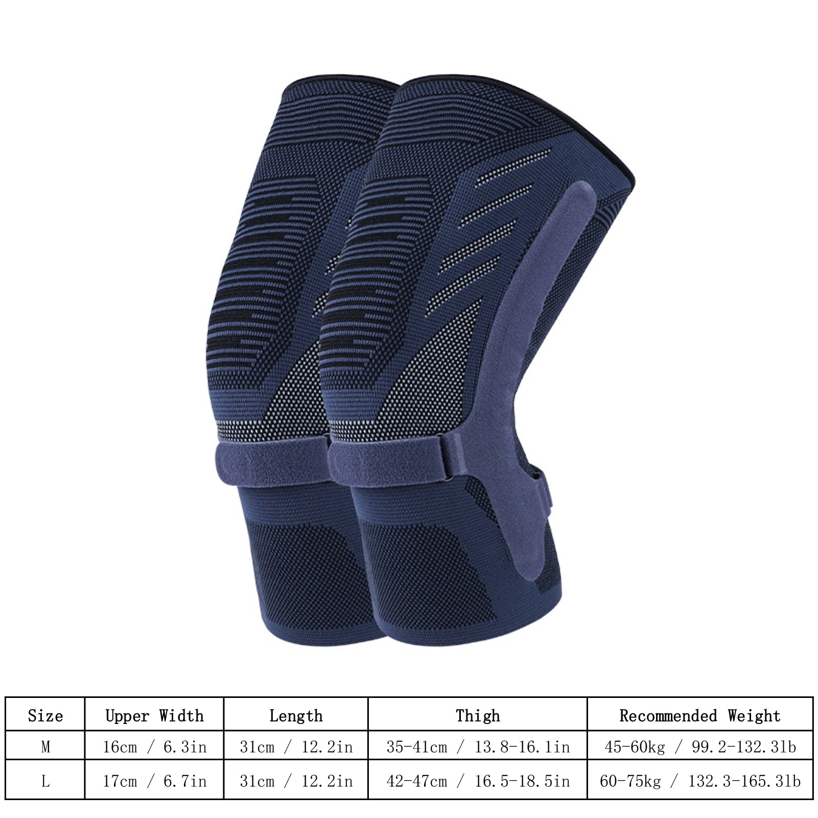 Compression Knee Brace &ndash; Dual-Side Spring Stabilizers green / L