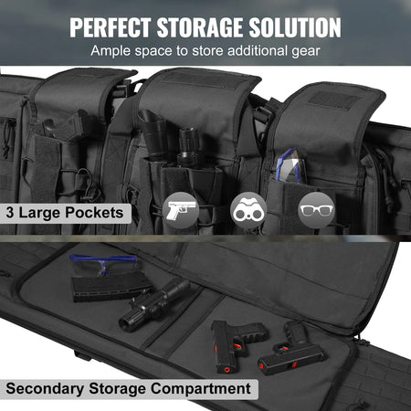 SucceBuy Rifle Bag 36 to 42 Inch - Lockable Zipper