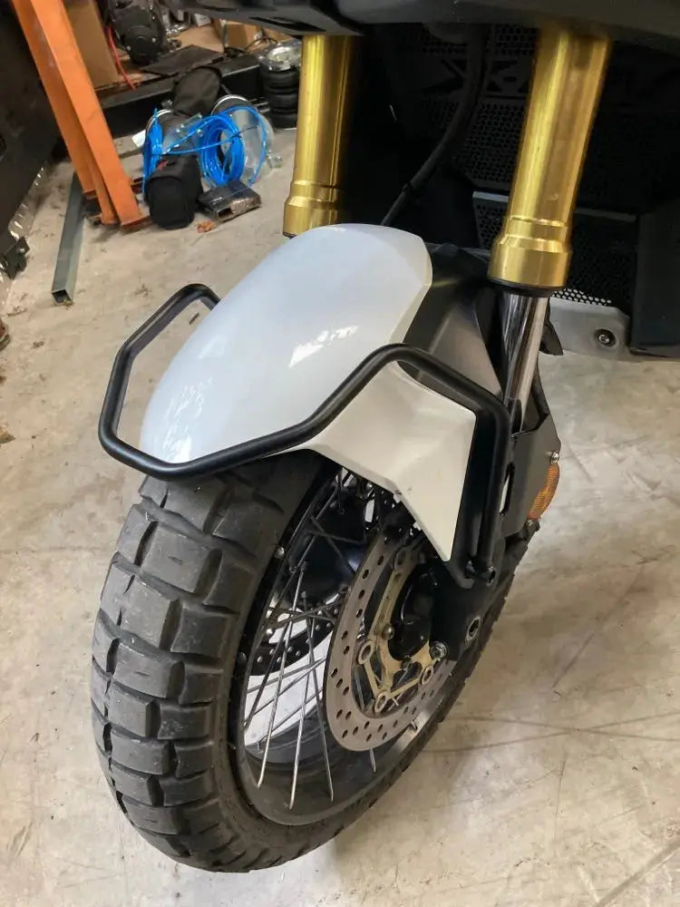 Motorcycle Front Wheel Bumper Guard Frame Protector Crash Bar Mudguard Fender For Honda XADV750 X ADV 750 X-ADV 750 2017-2023 by InterCyprus Trading Ltd