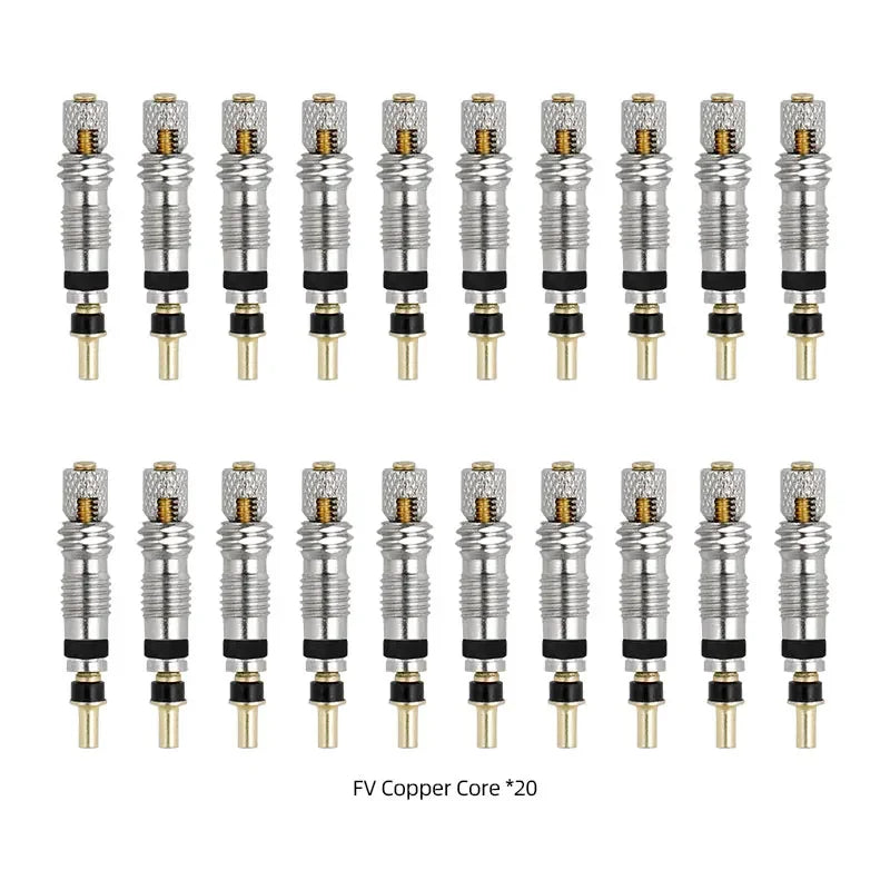 Brass Presta Valve Core Set &ndash; Durable CNC-Machined Parts Presta Core 20pcs / CN