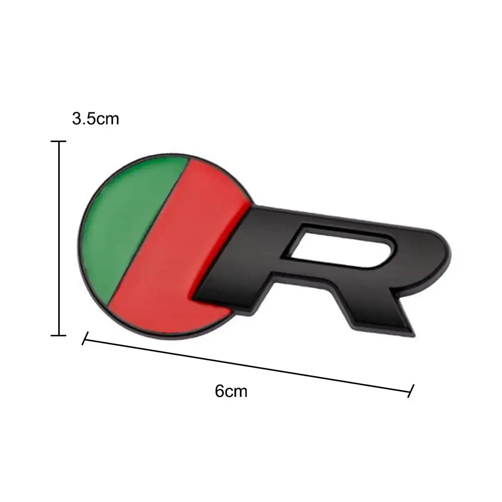 Jaguar R Logo Front Grill Chrome Emblem For Jaguar