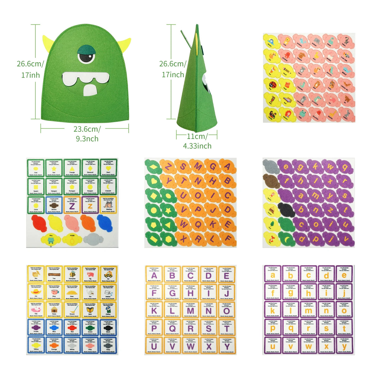 Montessori Alphabet Toy Set &ndash; ABC Letters With Flash Cards