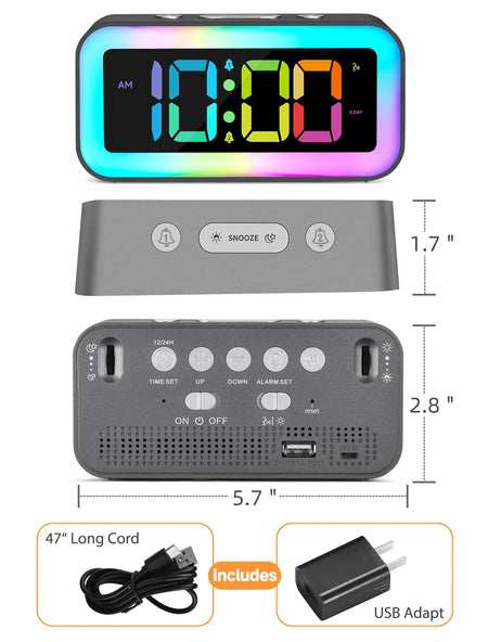 Smart LED Voice-Controlled Alarm Clock