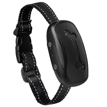Electric Dog Training Collar &ndash; Waterproof Bark Deterrent Black bone