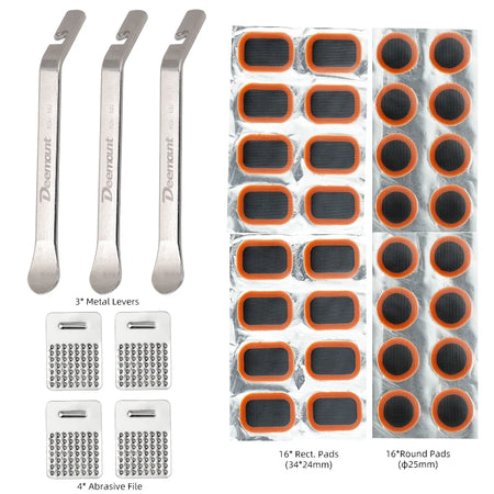 DEEMOUNT Bicycle Tyre Remover &ndash; High-Quality Carbon Steel Design SV3P Pad 16p File 4p / CHINA