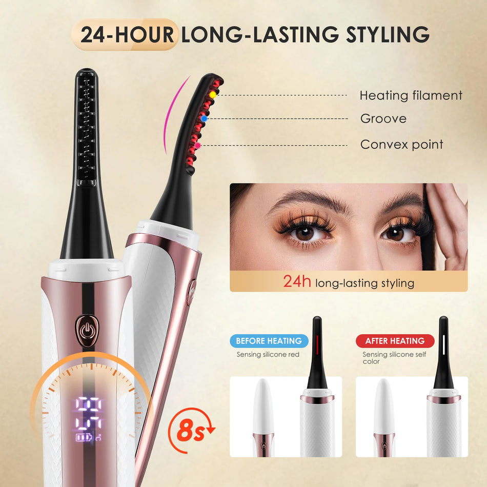 Električni uvijač trepavica petih generacija tip C LED prikaz