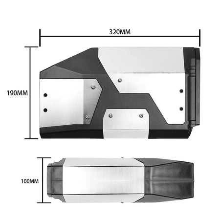Toolbox Aluminum Tool Box For CFMOTO 800MT 800MTX 800 MT 800 MTX 800 MT MTX 800MT-X Motorcycle Decorative Left Side Bracket Box by InterCyprus Trading Ltd