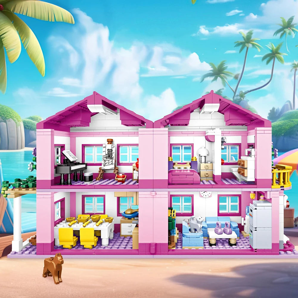 Friends City Street View House &ndash; Educational Blocks