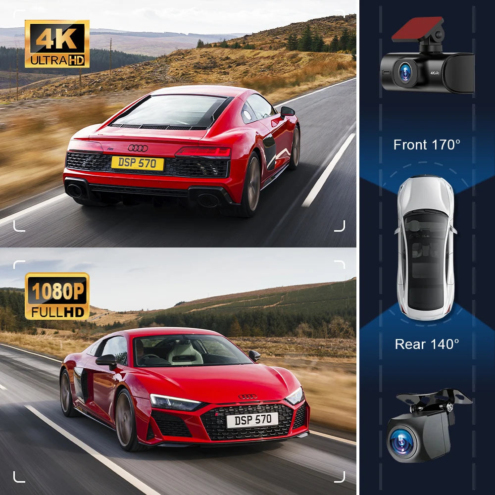 Soam 4K Full HD Dual Dash Camera