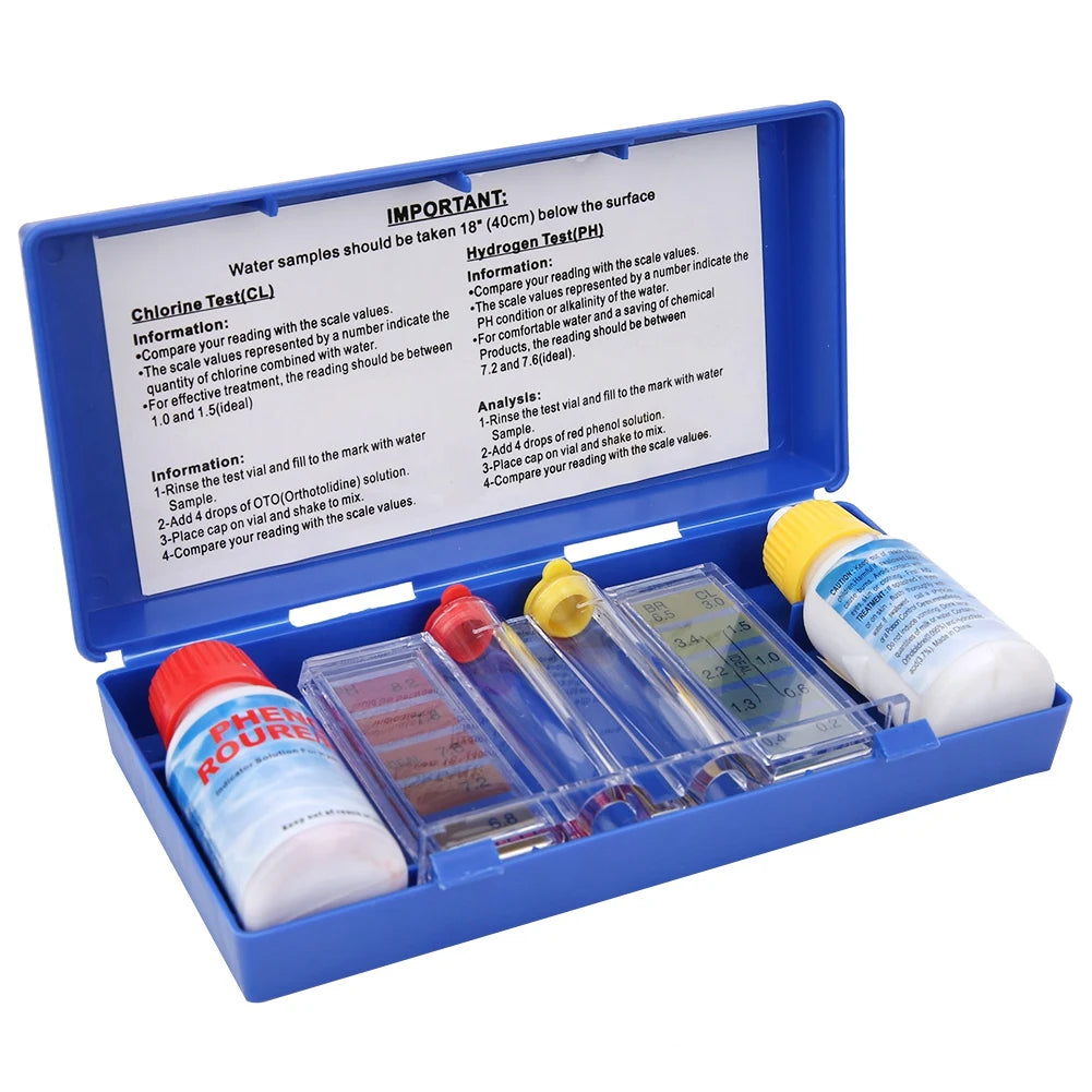 PH Testing Box Swimming Pool &ndash; Compact And Portable