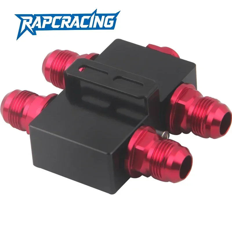 AN10 Aluminum Oil Filter Sandwich Adapter With In Line Thermostat