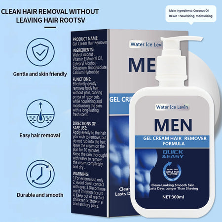 Water Ice Levin WA-18-5110 &ndash; Painless Hair Removal Cream with Growth Inhibitor