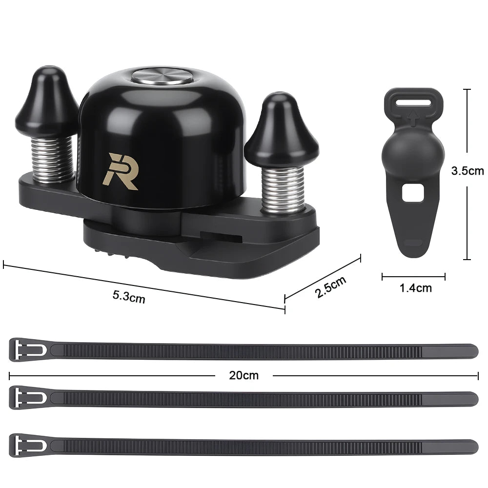 Rockbye 100dB Copper Bike Bell Horn for Enhanced Safety