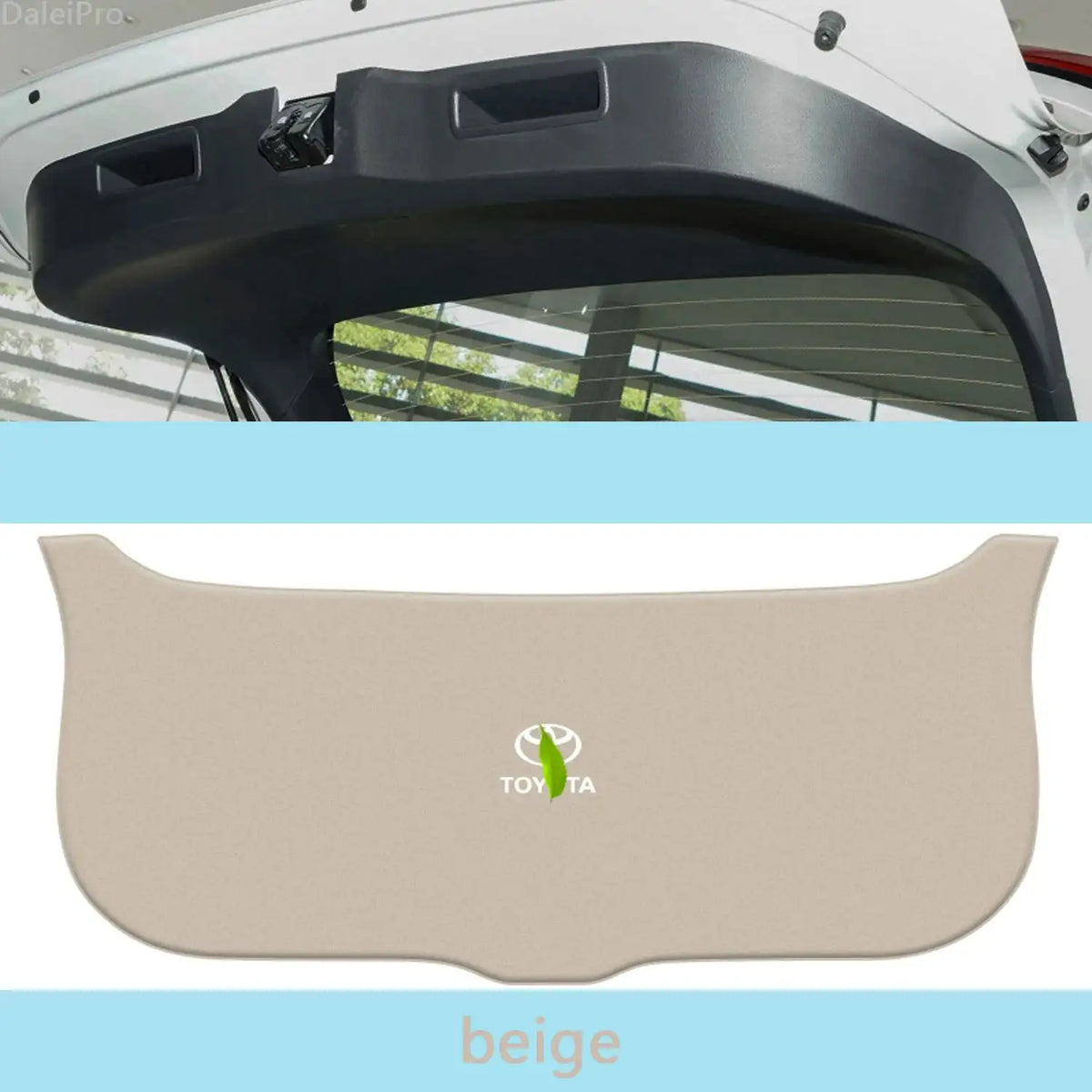 Leather Rear Trunk Anti Kick Mat For Toyota Venza 2022 2024 Beige