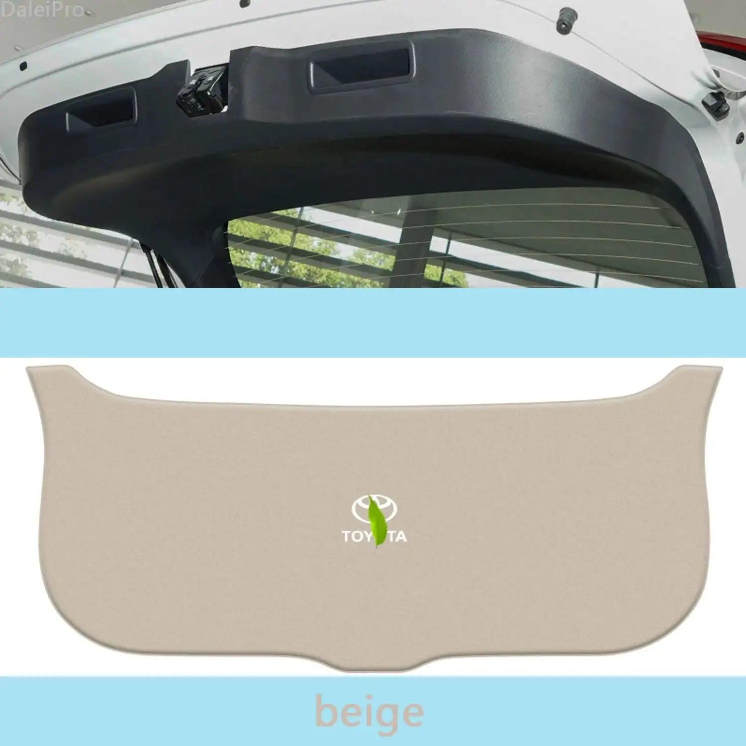 Leather Rear Trunk Anti Kick Mat For Toyota Venza 2022 2024 Beige