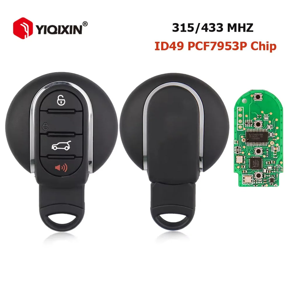 Nuotolinis raktas BMW Mini Cooper Countryman Clubman F55 F56 2015-2019 315 433MHz ID49 išmanusis raktas