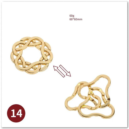 Classic IQ Metal Brain Magic Baffling Puzzles &ndash; Mind Teaser