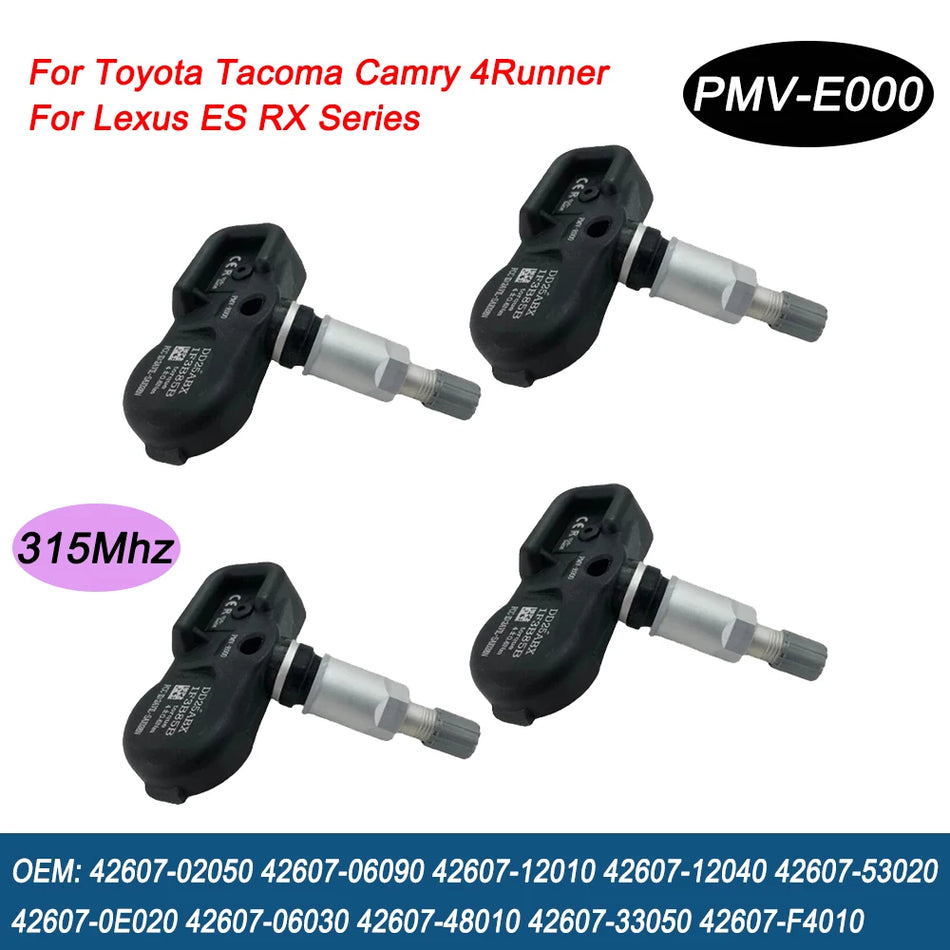 Σύστημα Παρακολούθησης Αισθητήρα Πίεσης Ελαστικών Toyota Tacoma Camry 4Runner 315MHz