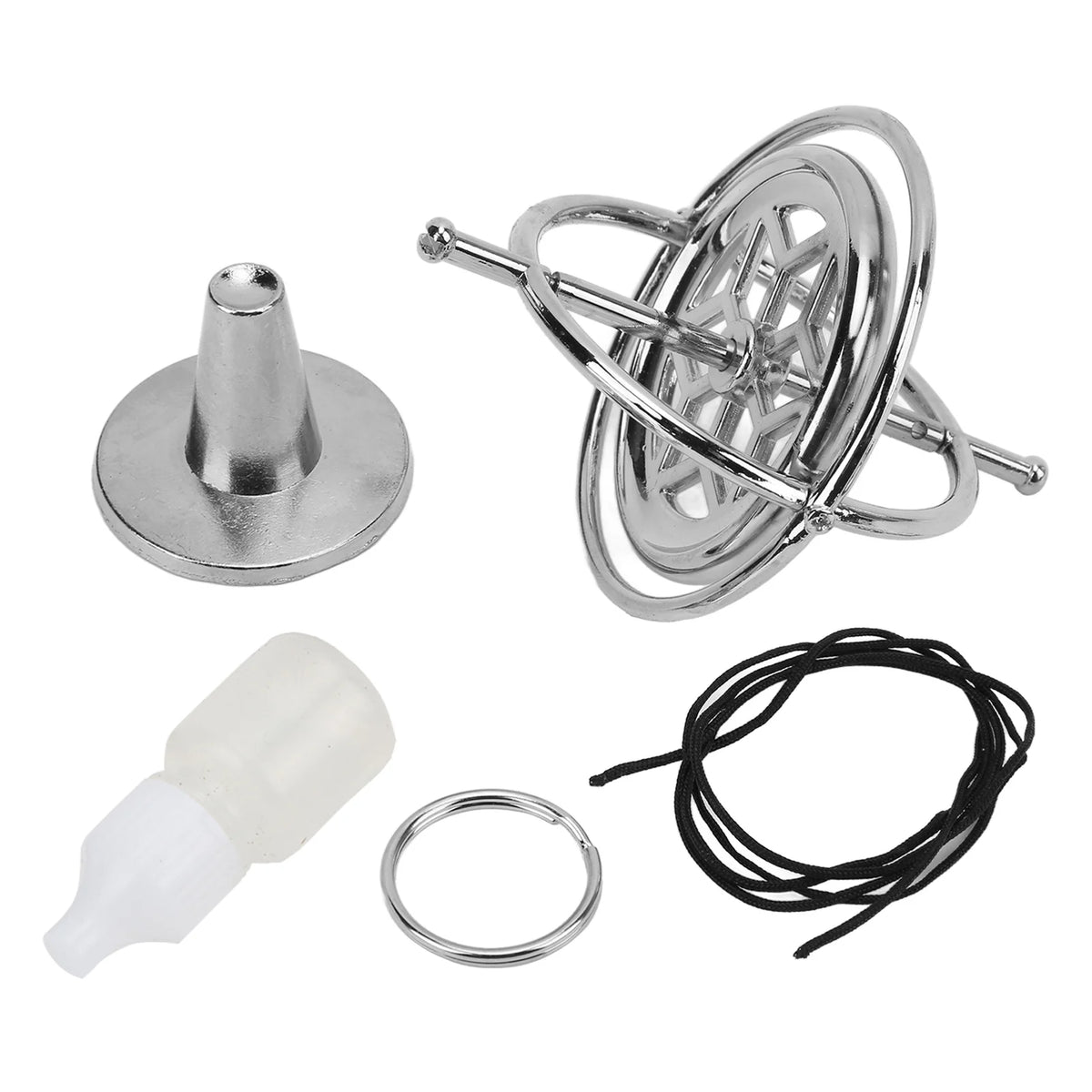Anti Gravity Gyroscope &ndash; Educational Gift For All Ages Silver / CHINA