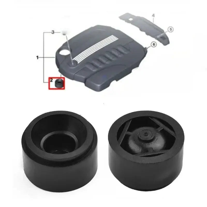Rubber Mountings For BMW Engine Cover Trim F10 F30 F32 G30 E60 by InterCyprus Trading Ltd