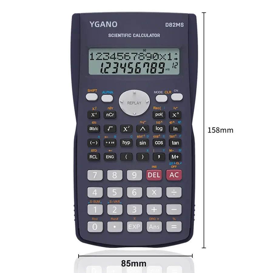 Multifunctional Scientific Calculator with Large Display for Students and Office Use