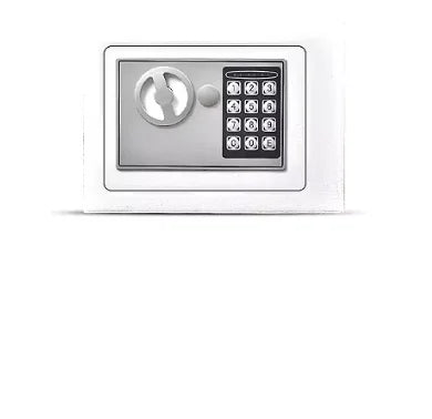 InterCyprus Smart Metal Safe &ndash; Digital Hotel Safe Box white