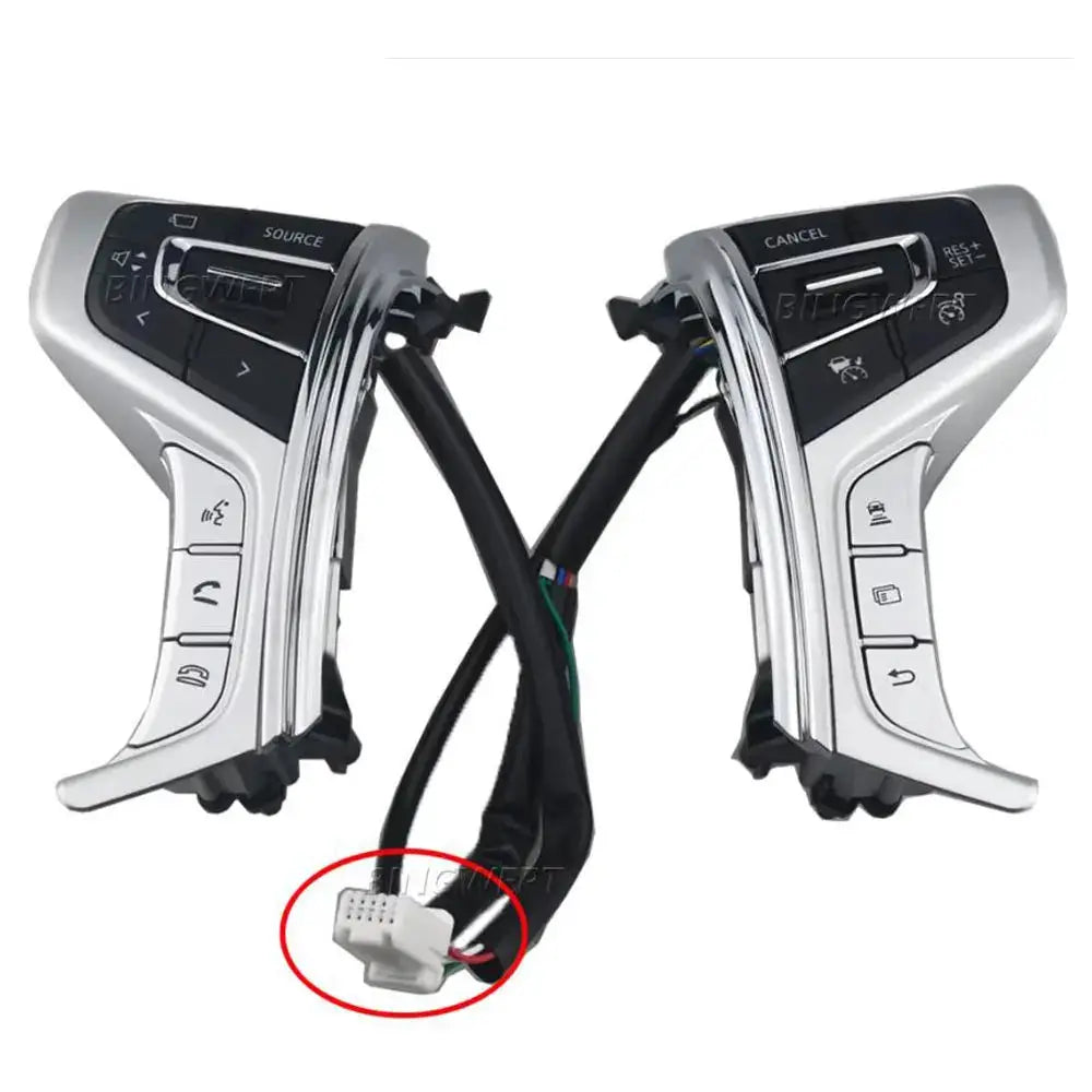 New Left + Right Switch Steering Wheel Cruise Control Buttons For Mitsubishi Pajero Sport Outlander Delica L200 2015-2022 by InterCyprus Trading Ltd