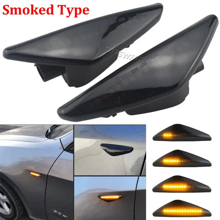 Dynamic Flowing LED Side Marker Turn Signal Light For BMW X5 E70 X6 E71 E72 X3 F25 Sequential Lamp Blinker 2008-2014 by InterCyprus Trading Ltd