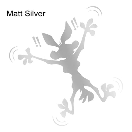 Waterproof PVC Car Wrap Vinyl Film Cartoon Decals Kit for Dent Fix and Decoration Matt Silver