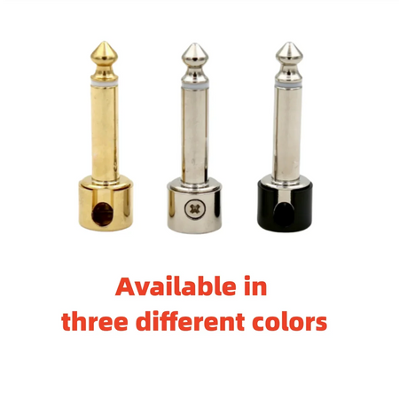 Miwayer 12 PCS DIY Solderless 6.35 Mono Plug &ndash; No Soldering