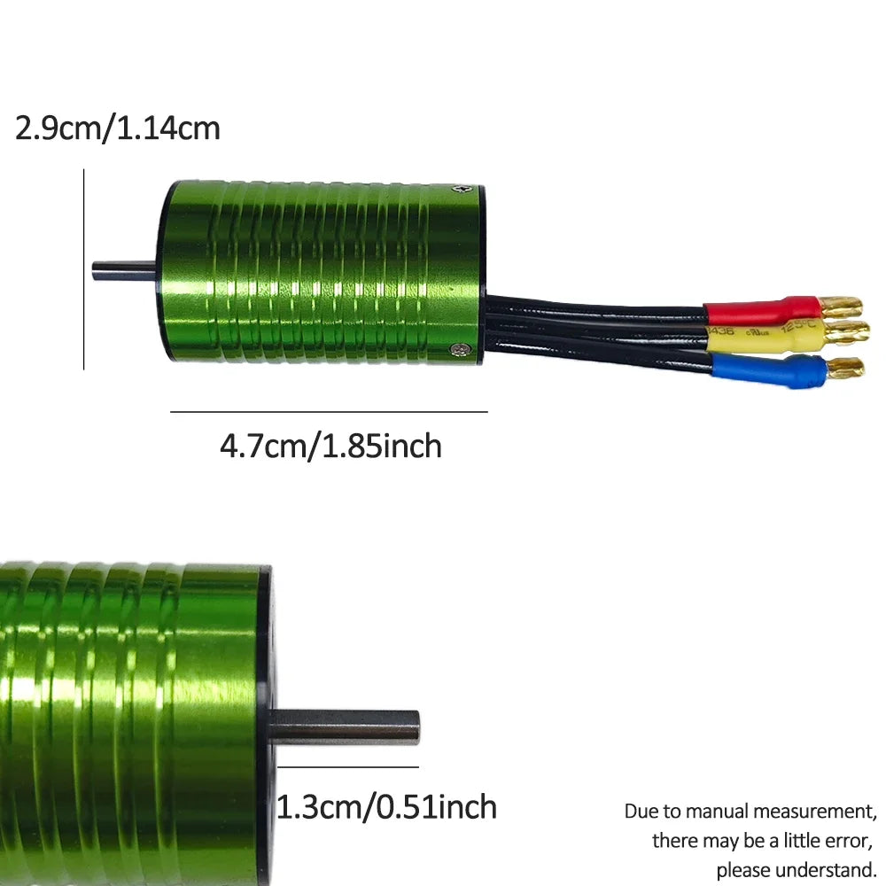 SCY 16101 Pro 16102 PRO RC Motor 2847 4000kv &ndash; High Torque