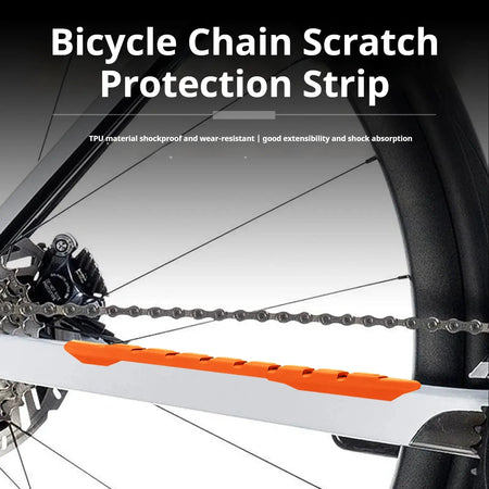 ENLEE Bicycle Chain Protector Road And Mountain Bike TPU Frame Chain Anti-Scratch And Wear-Resistant Strip by InterCyprus Trading Ltd
