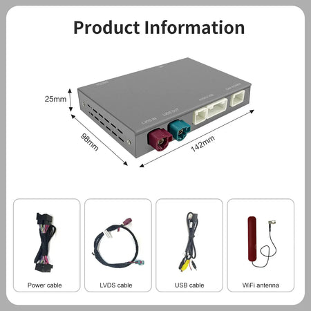 Wireless CarPlay For Bosch Harman Host Rover Discovery 5 Evoque Discovery Sport Jagua XE XF with Android Auto Multimedia Decoder by InterCyprus Trading Ltd