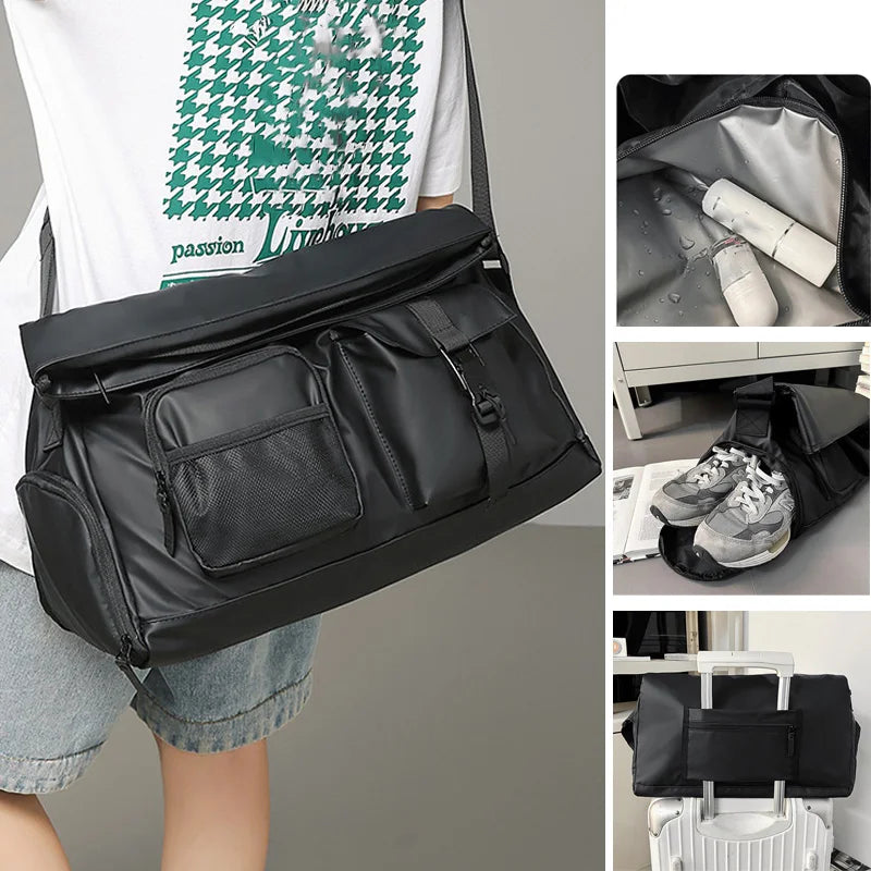 Gym Sports Shoulder Bag &ndash; AllInOne Dry Wet Compartment