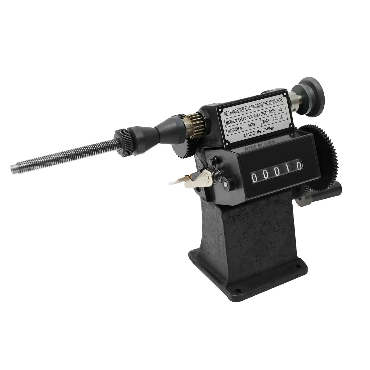 drill fishing line spooler Fishing Line Spooler with Counting Machine, 0-99999 Count Range, Cast Iron Frame, Max Diameter 150mm, Winding Machine for – InterCyprus Trading Ltd