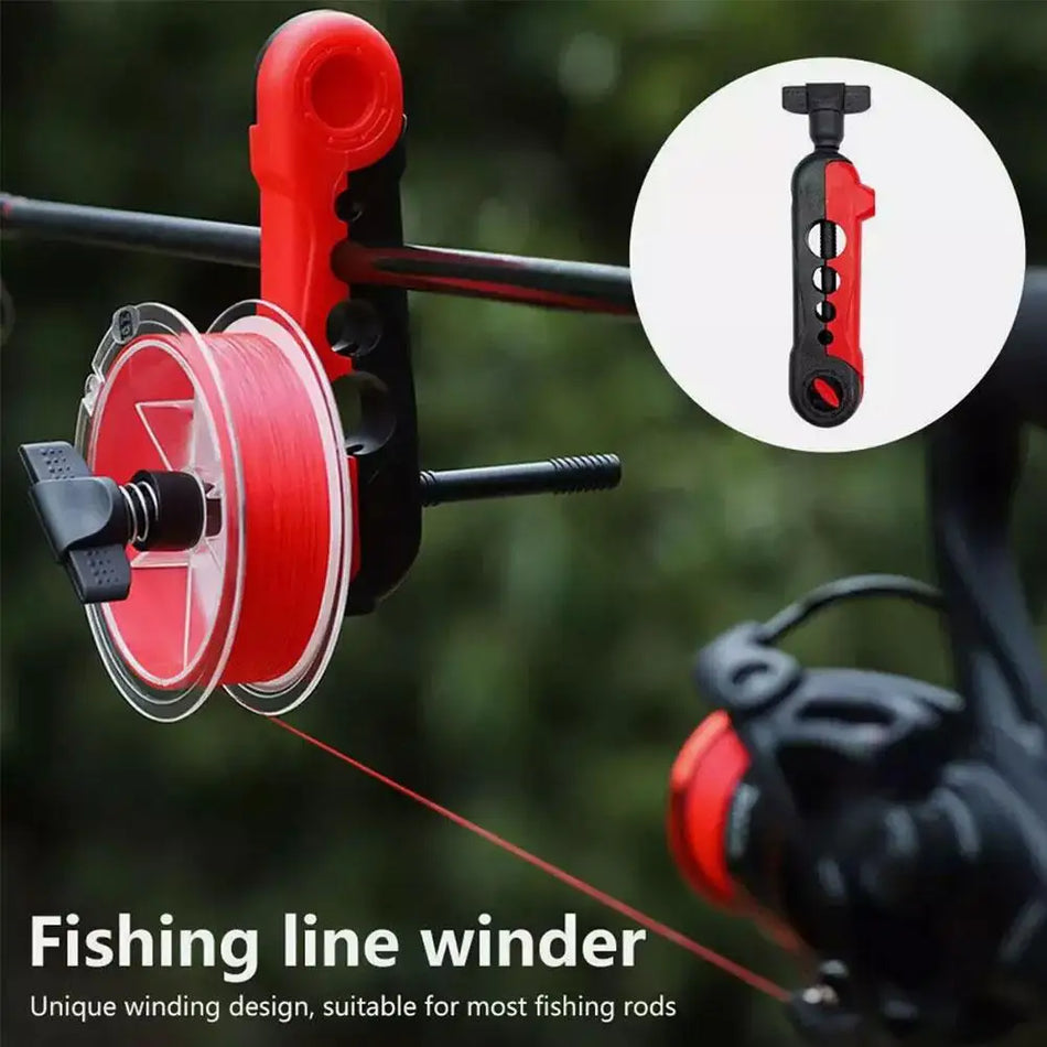 Portable Fishing Line Winder &ndash; Multi-Functional Spool Rod Holder Tools